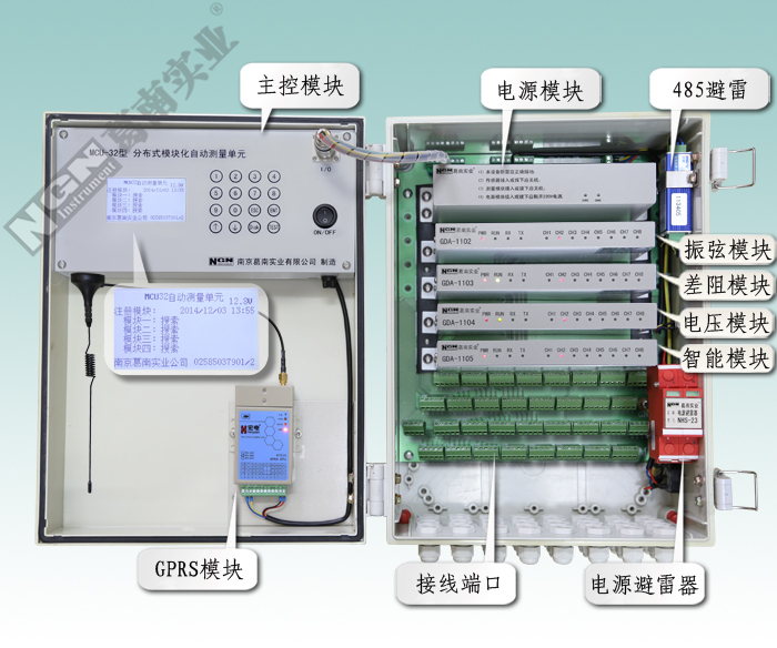 葛南公司MCU-32型分布式模塊化自動測量系統(tǒng)現(xiàn)場安裝投運超過100套